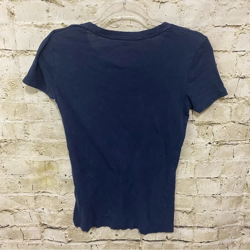 J Crew Blue Vintage Cotton Thin Short Sleeve T Shirt